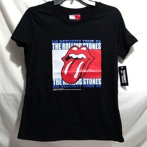 NWT The Rolling Stones & Tommy Hilfiger No Security Tour '99-2021 Shirt Med/Lrg